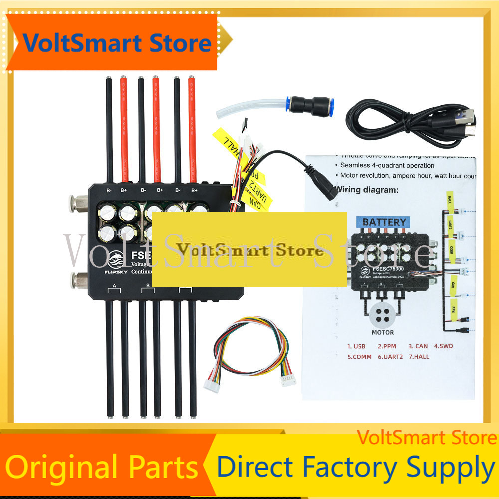 Vesc 75300 High Current Esc - VoltSFlipsky Fsesc 75300 84v Hoge Stroom