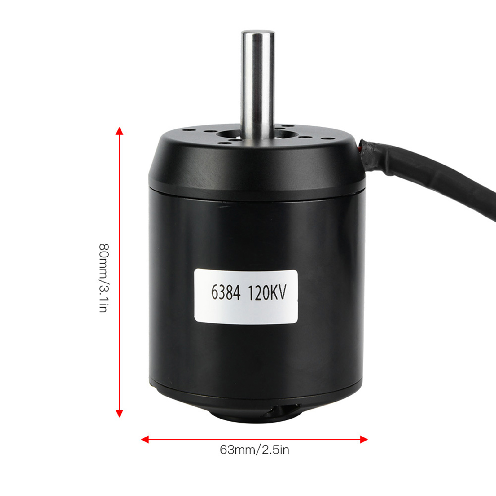 6384 120KV BLDC Outrunner bors - 6384 Brushless Motor Sensored recensie en prijs