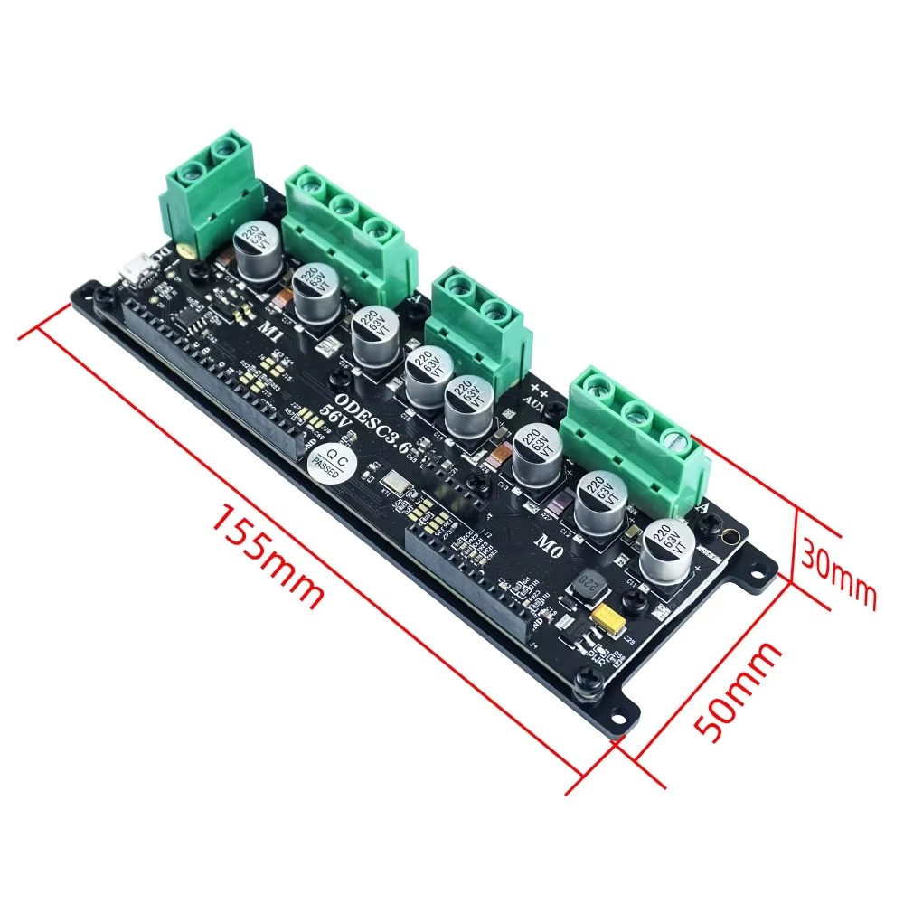 SmCpOdesc3.6 Optimaliseert hoo - Odrive Dual Brushless Motor Controller recensie en prijs