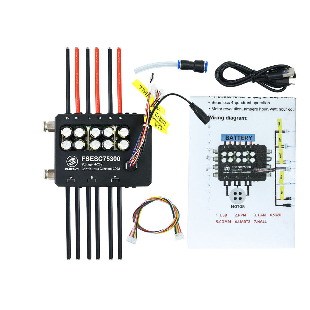Flipsky Fsesc 75300 84V Hoge S - Vesc 75300 High Current Esc recensie en prijs