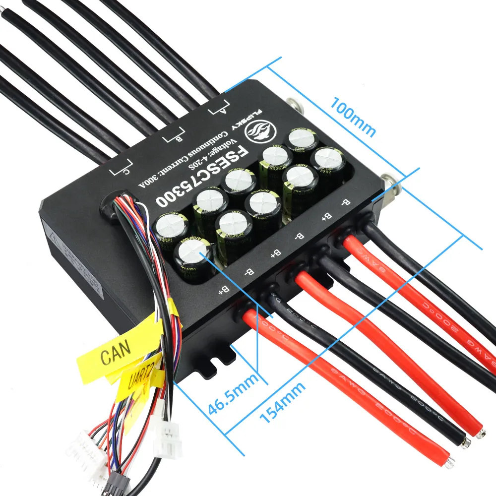 VoltSFlipsky Fsesc 75300 84v H - Vesc 75300 High Current Esc recensie en prijs