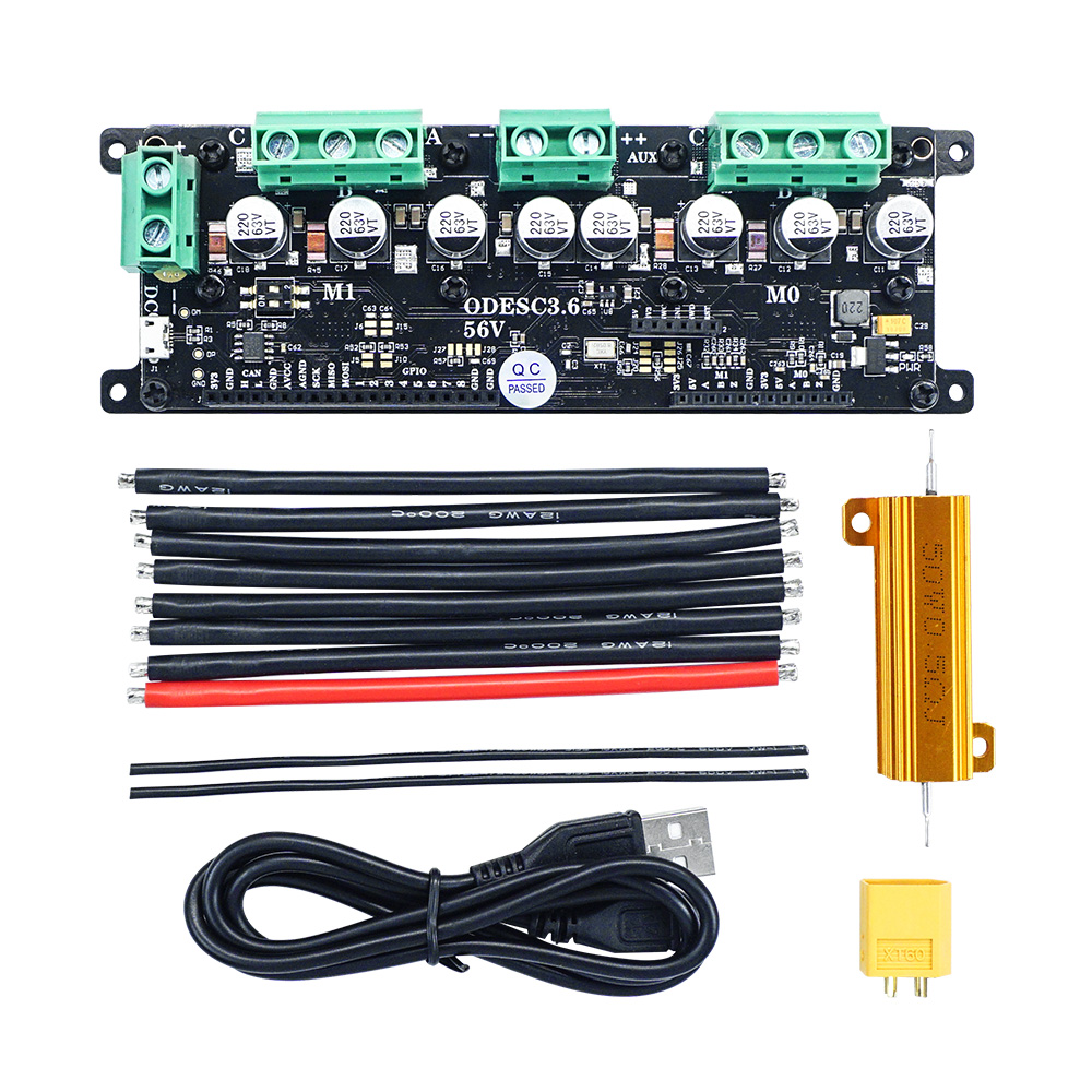 ODESC3.6 Optimaliseren hoogwaa - Odrive Dual Brushless Motor Controller recensie en prijs